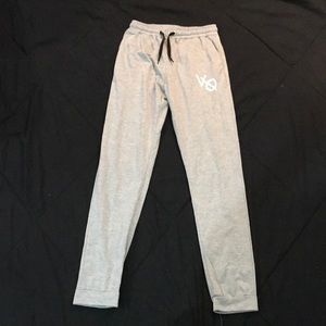 Gray Jogger Sweatpants Athletic Pants
